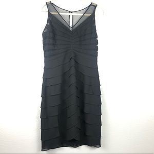 Scarlett Nite ruffled black dress